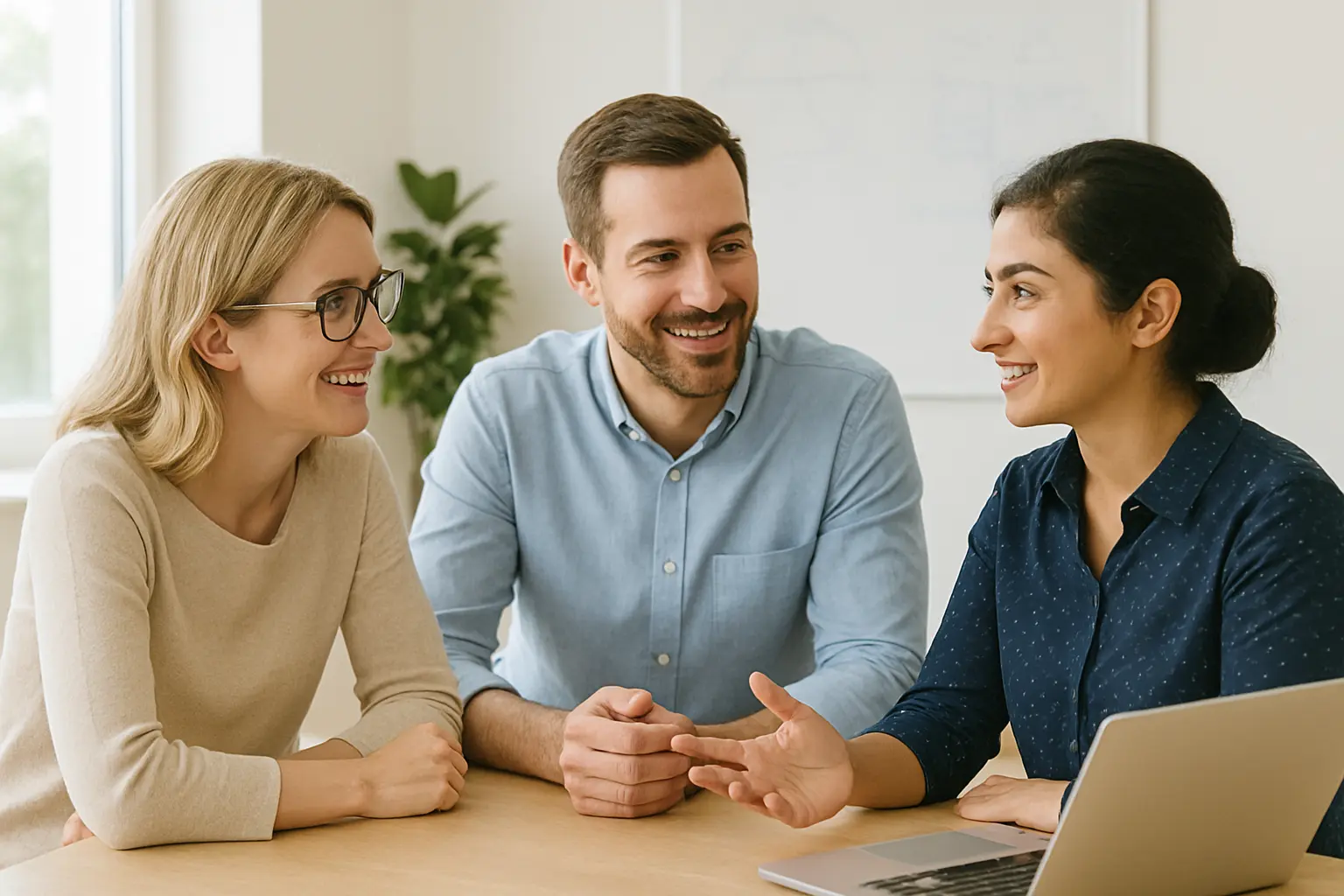 Kundengespräch am Telefon in der Agentur wemotion aus Leer
